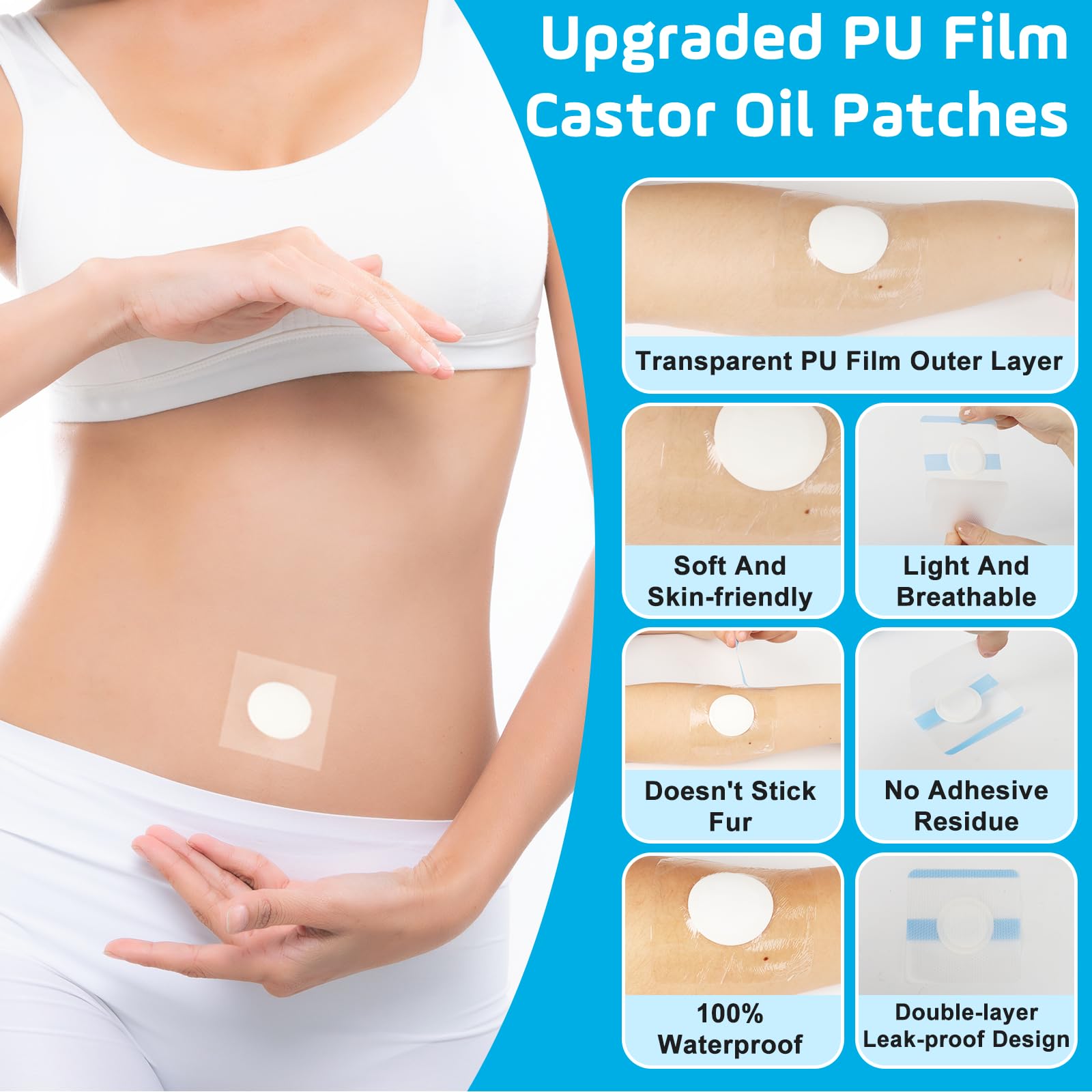HSEM primer plano de borde reforzado con película PU impermeable y seguro