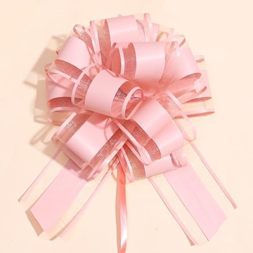 HSXJJ paquete frontal de seis lazos rosa lotus con acabado elegante