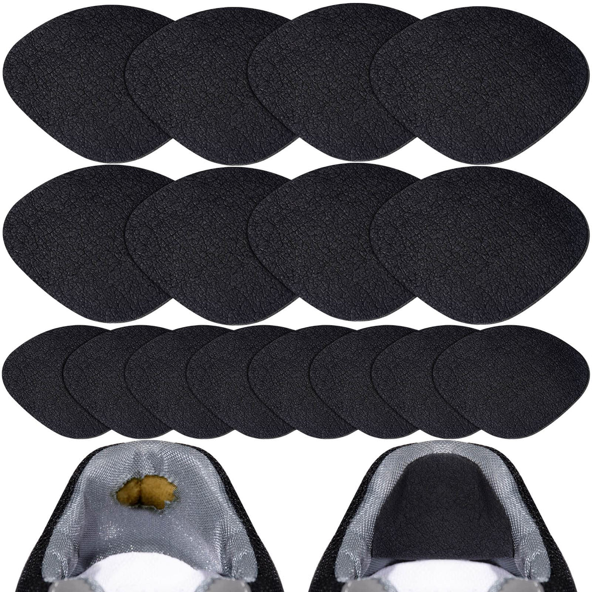 HTZNHXT pack frontal de 8 pares mostrando parches para talón y protección prolongada
