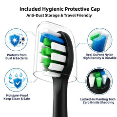 HUACO CARE comparación de tamaño con regla, encaje 0.1 ft y 0.7 ft profundidad