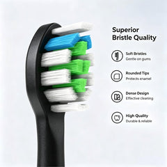 HUACO CARE detalle de cerdas en W, mayor contacto y cuidado gingival