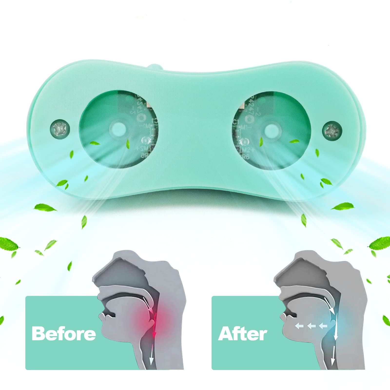 hualai detalle de doble vórtice, optimiza entrada de aire nasal