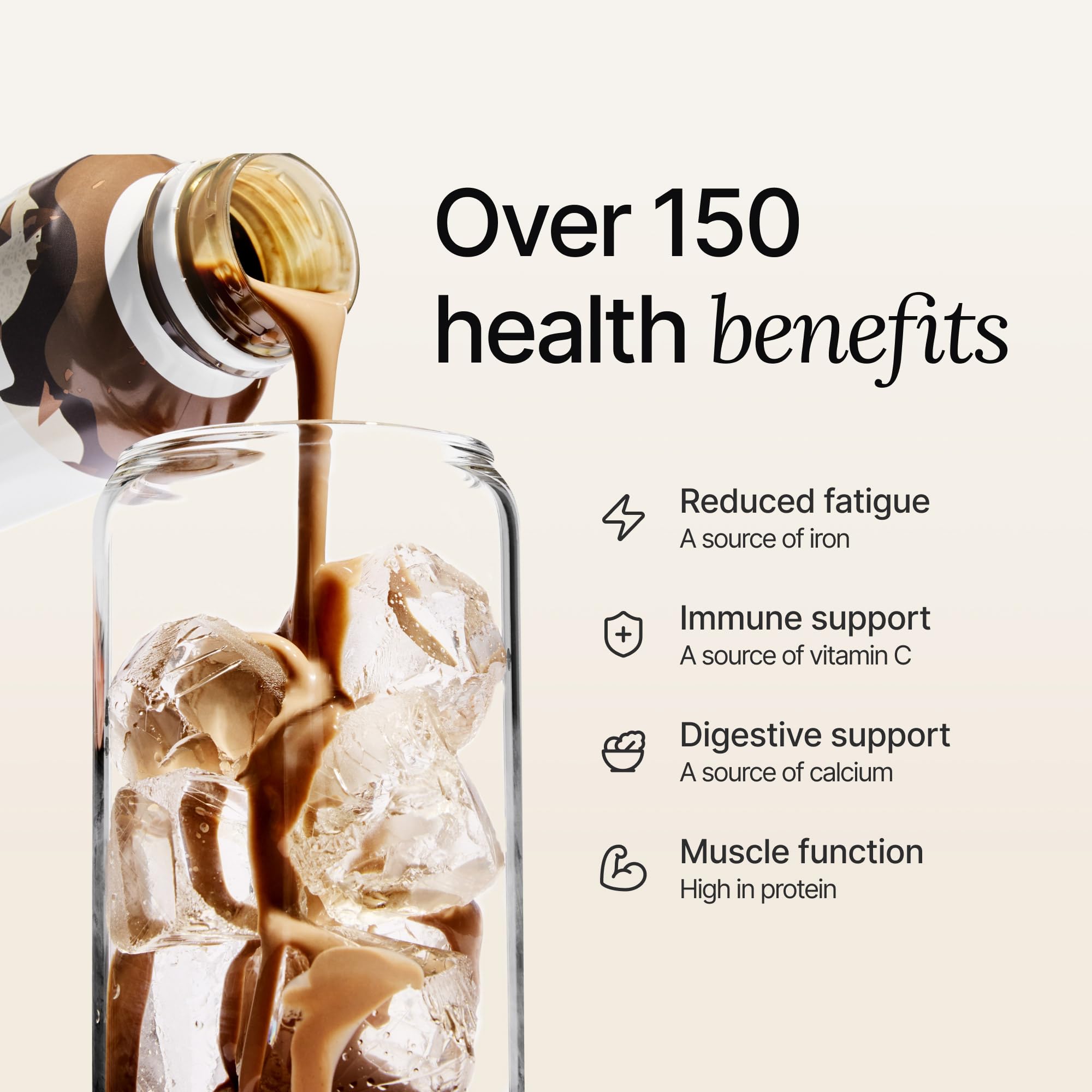 Huel ingredientes integrales visibles que aportan fibra y vitaminas