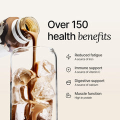 Huel ingredientes integrales visibles que aportan fibra y vitaminas