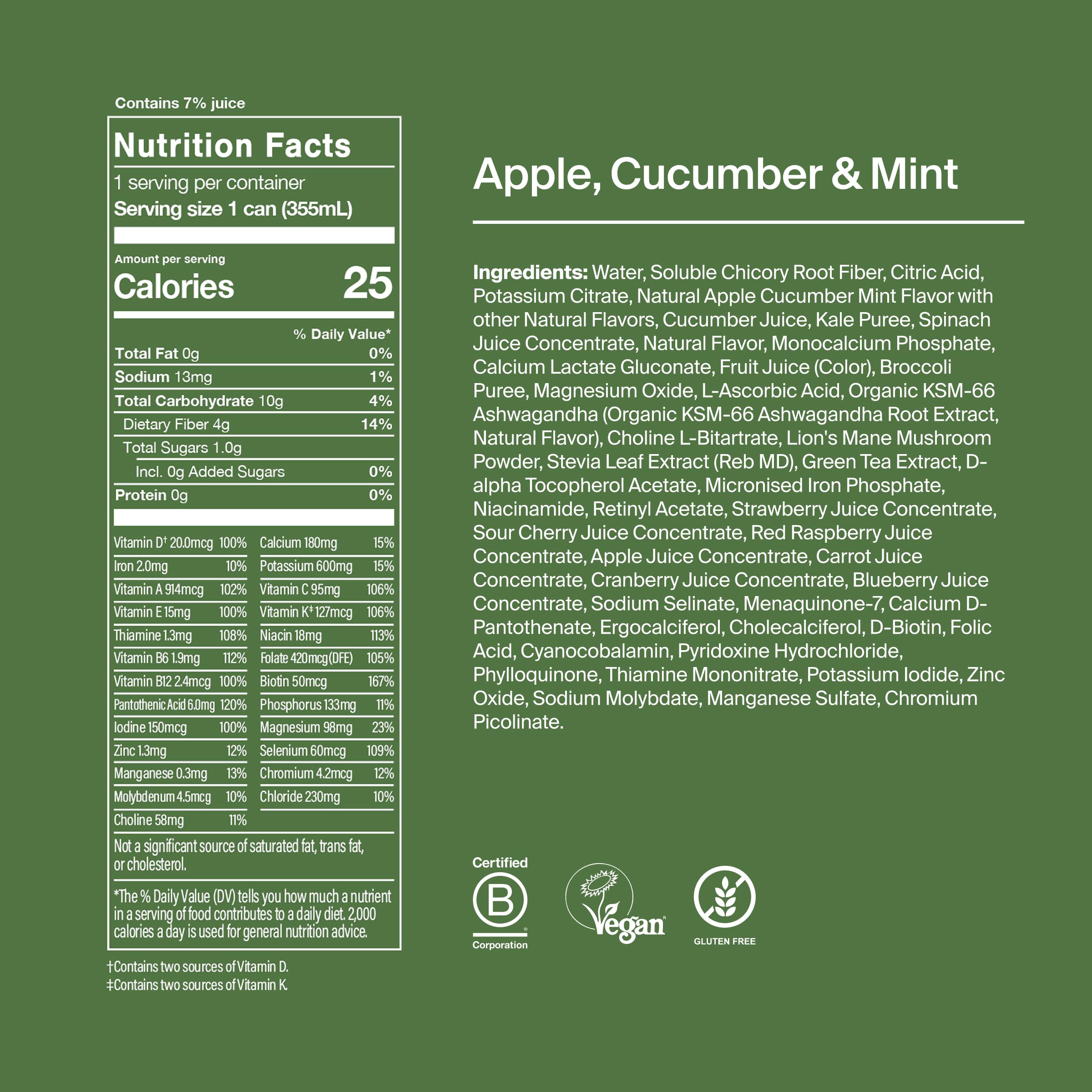 Huel etiqueta con ingredientes y vitaminas para transparencia nutricional