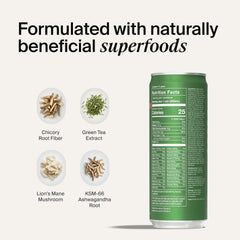 Huel etiqueta nutricional legible con vitaminas y fibra destacadas