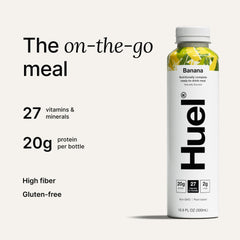 Huel enfoque en textura cremosa interior destacando consistencia saciante