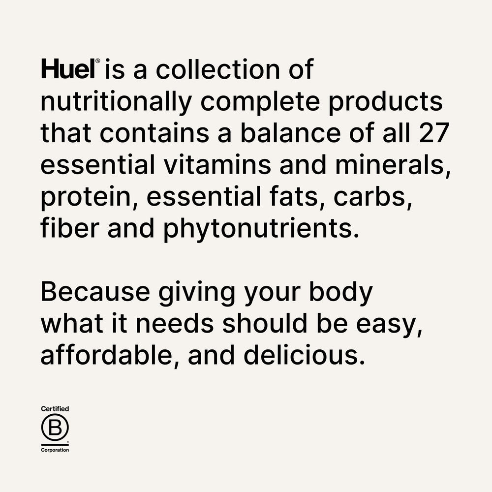 Huel en escenario de desayuno rápido ideal para personas activas