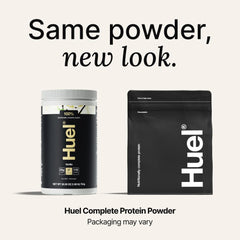 Huel textura del polvo en primer plano que destaca mezcla fina y solubilidad