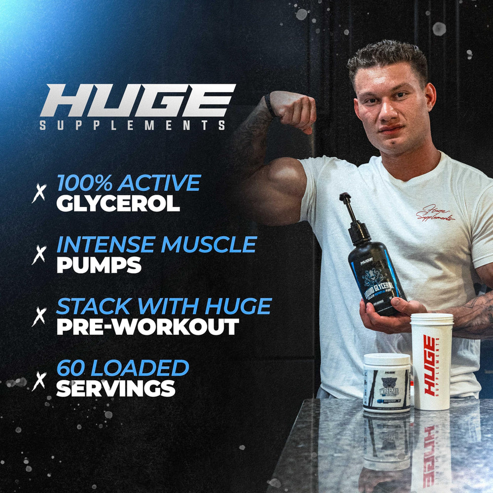 Huge Supplements dispensador pump para dosificación limpia y sin desperdicio