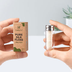 Hugging Tree etiqueta con ingredientes naturales, transparencia y seguridad sin químicos