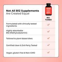 HUM B12 Turbo comparacion de tamaño con moneda para referencia práctica