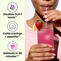 Hum Flatter Me: vaso con mezcla lista para beber