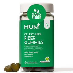 HUM frasco frontal con gomitas, práctico y fácil de llevar