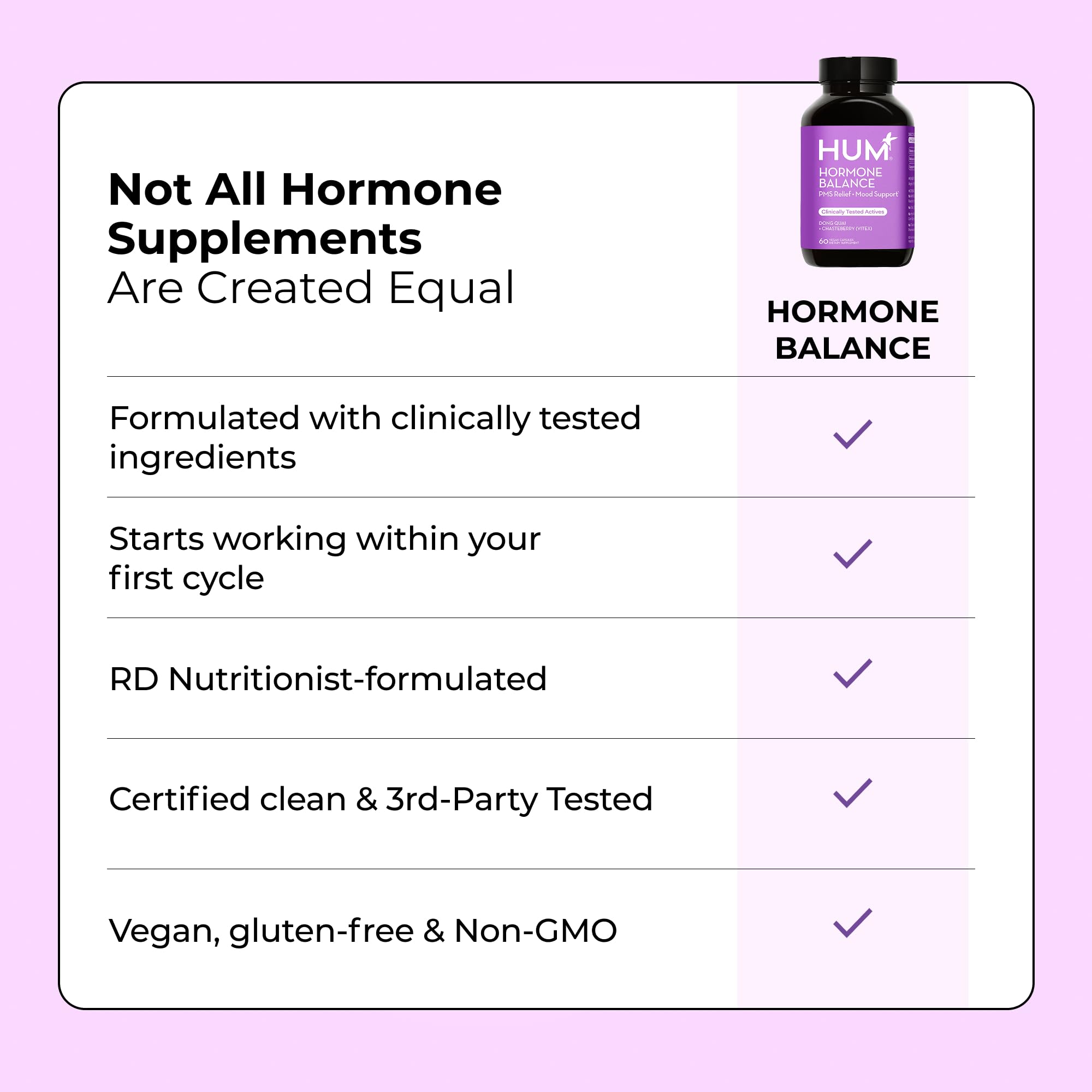 HUM Hormone Balance en uso junto a rutina matinal aportando apoyo diario