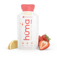 HÜMA CHIA ENERGY GEL frente del empaque mostrando sabor y beneficios