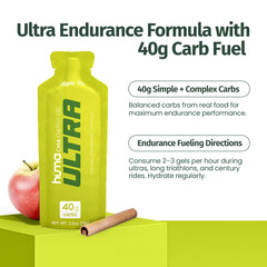 HÜMA CHIA ENERGY GEL paquete de 8 sobres para planificación de entrenos largos