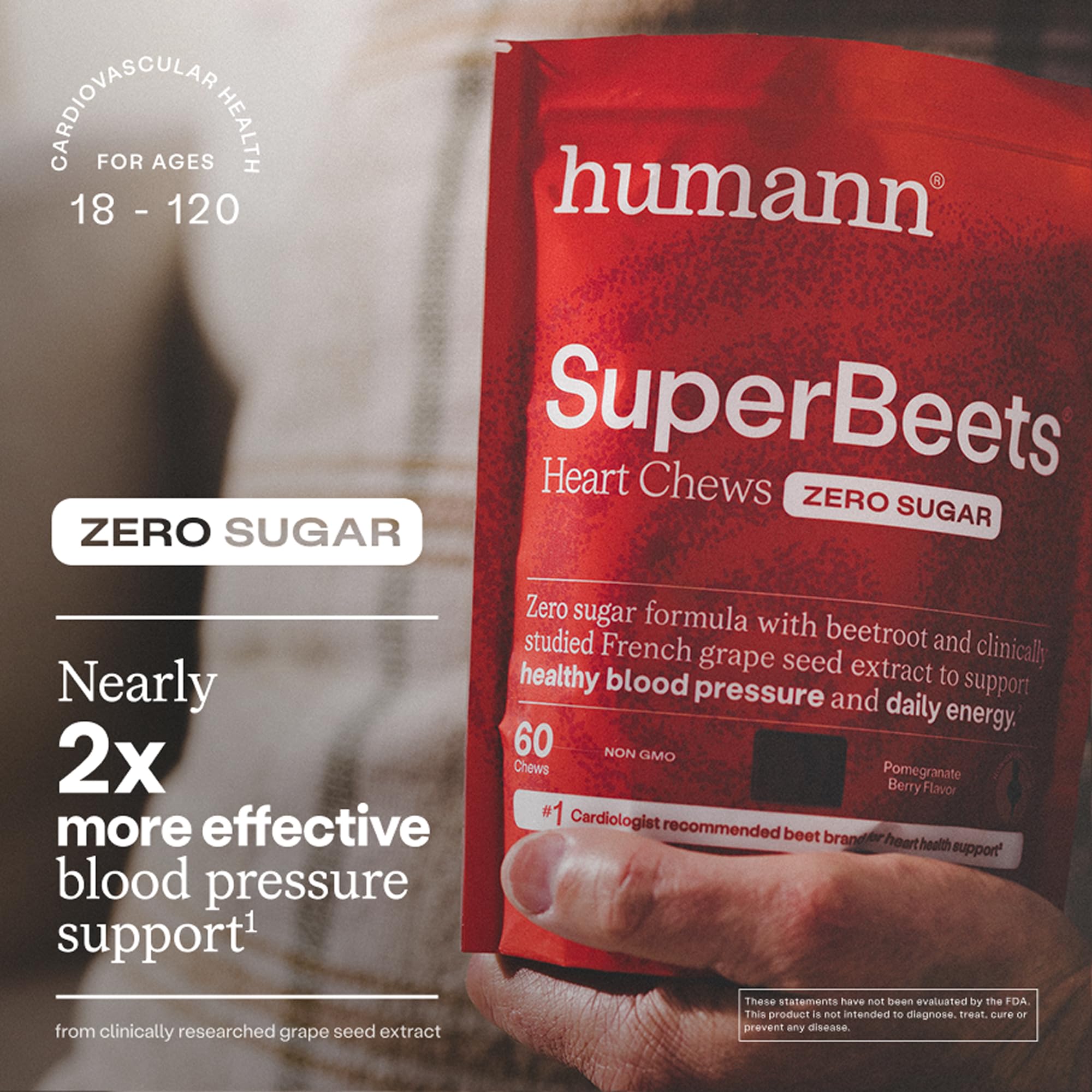 HumanN SuperBeets polvo de remolacha y remolacha fresca mostrando origen del ingrediente