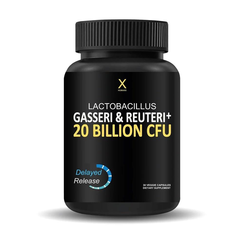 HUMANX envase frontal mostrando cantidad y marca, transmite confianza