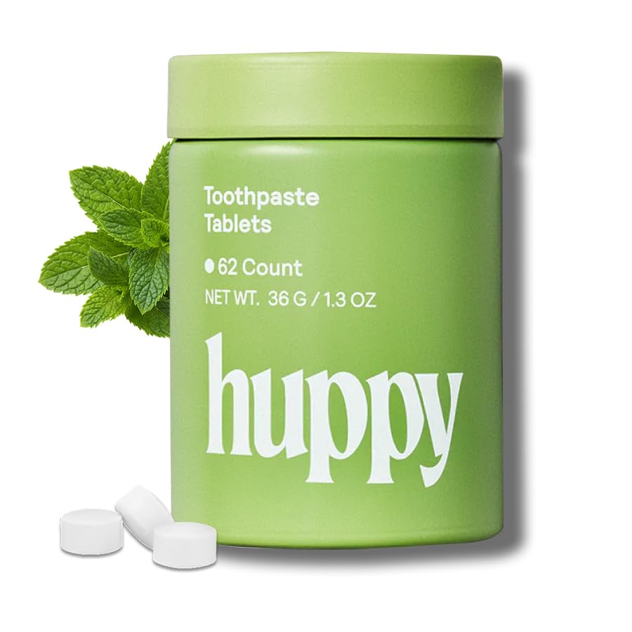 HUPPY frente del envase metálico reutilizable mostrando beneficios sostenibles