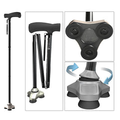 HurryCane empuñadura en T ergonómica que reduce la fatiga de la mano