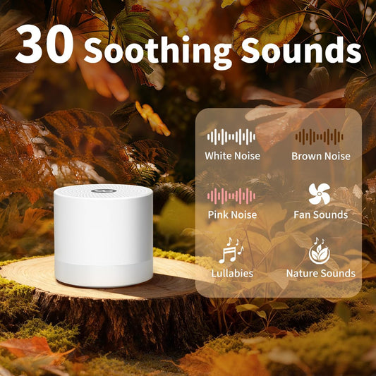 Hushing Sound Machine Mini, diseño elegante para hogar y regalo.