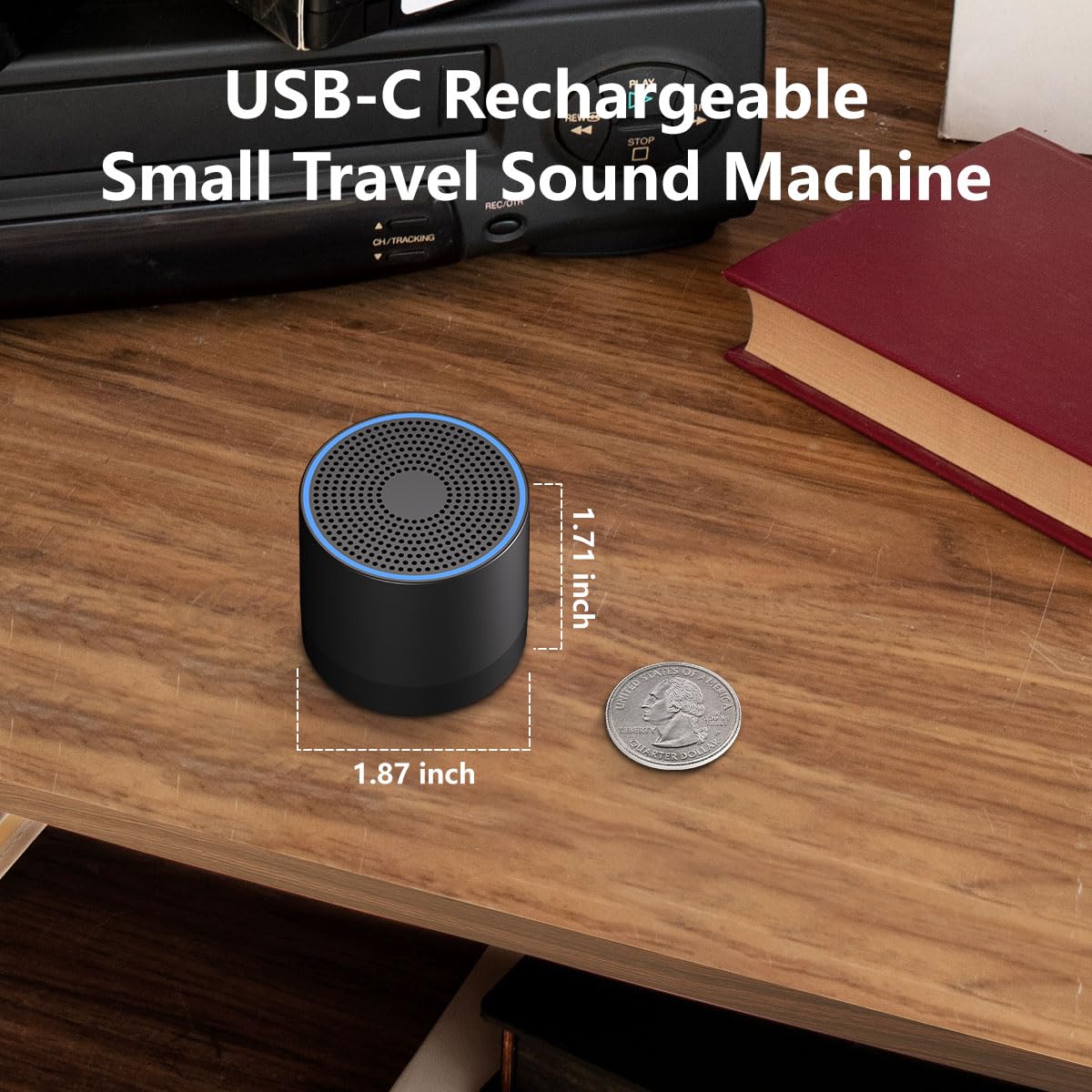 Hushing conectado por USB para carga rápida y uso continuado