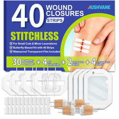 HUSHVANE empaque frontal mostrando 40 unidades y ventaja portabilidad