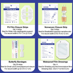 HUSHVANE kit desplegado mostrando todos los componentes incluidos