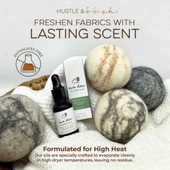 Hustle & Blush primer plano del aceite mostrando textura concentrada