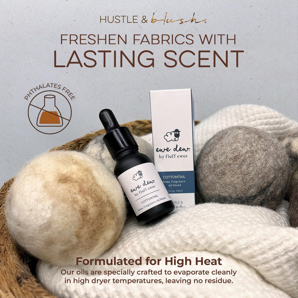 Hustle & Blush aceite esencial textura en gota destacando pureza