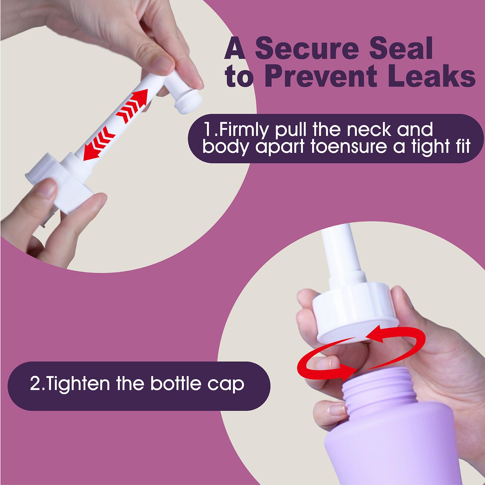 HVLVOYG peri bottle en escena postparto junto a toallas y confort