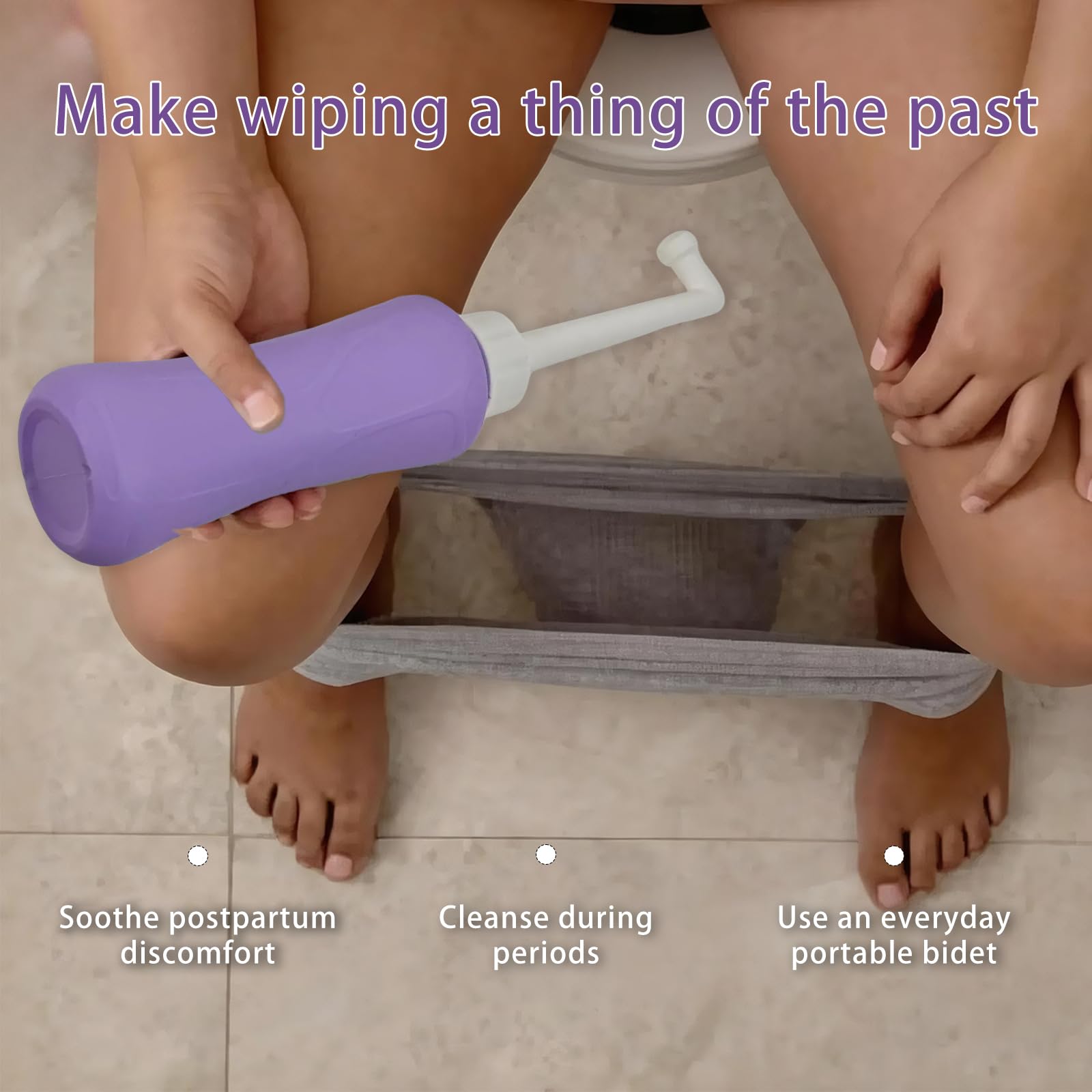 HVLVOYG peri bottle marcas de medición claras para control de volumen