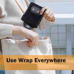 Hwamesxuo Therawrap comparación con mano para tamaño, cómodo y portátil