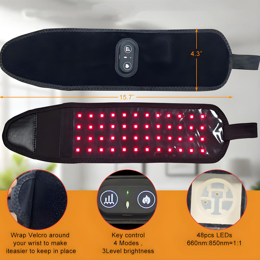 Hwamesxuo Therawrap panel táctil, control fácil para ajustar temperatura y modos