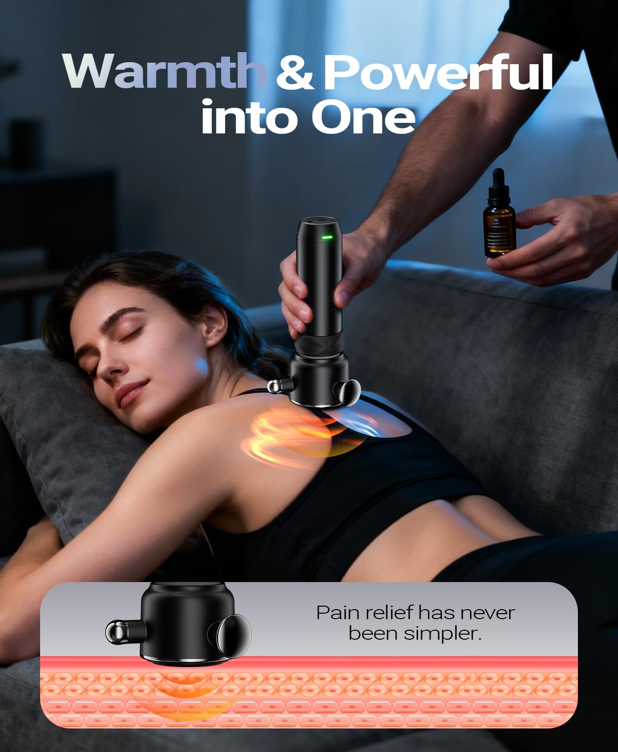 HYAKO R1 cabezal flat y power band para áreas musculares amplias