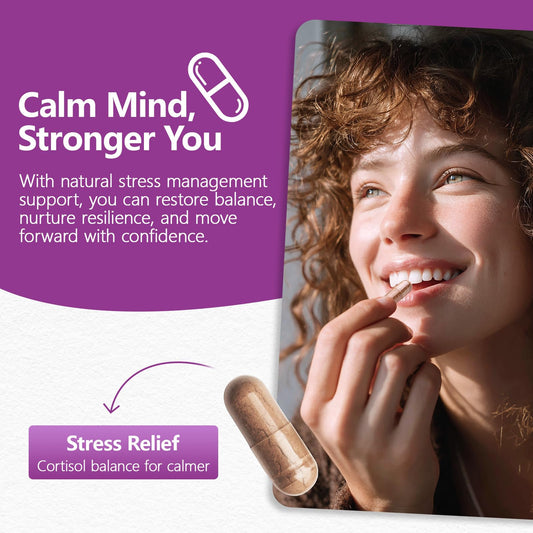 HyberVive saffron capsules bottle front view for daily balance