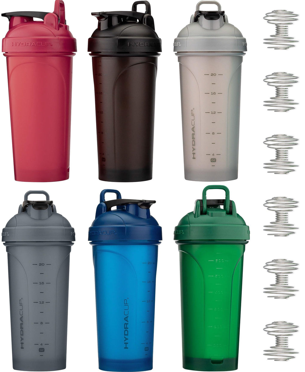 Hydra Cup frontal del pack mostrando seis botellas, organización y conveniencia