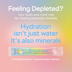 Hydracy polvo en primer plano evidencia textura fina y disolución rápida