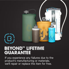 HydraPak SoftFlask color Malibu en escenario outdoor con ligereza