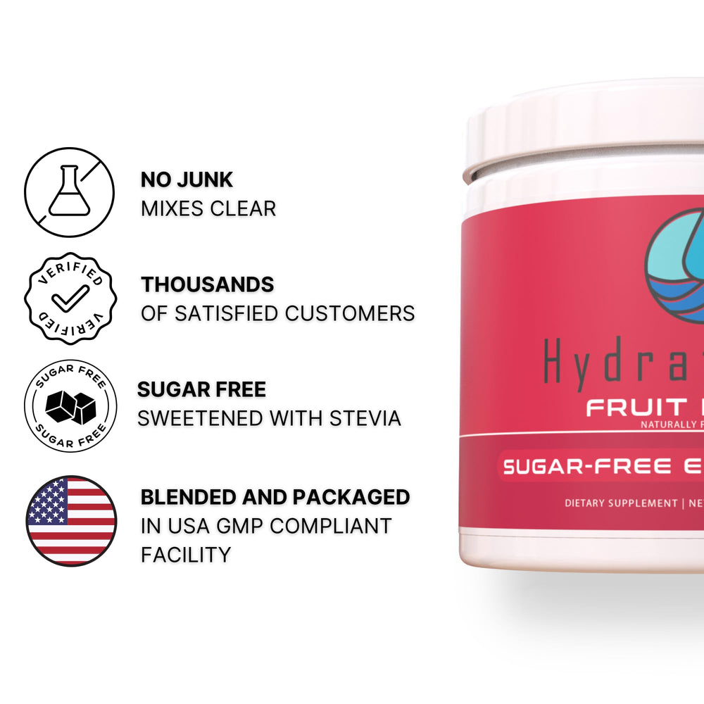 Hydrate Pro comparado con mano para ver tamaño y facilidad de transporte