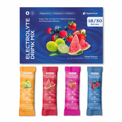 Hydravive frente del empaque mostrando variedad y beneficios