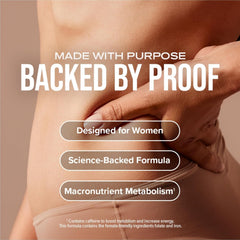 Hydroxycut comparación de tamaño con mano para visualización de dosis
