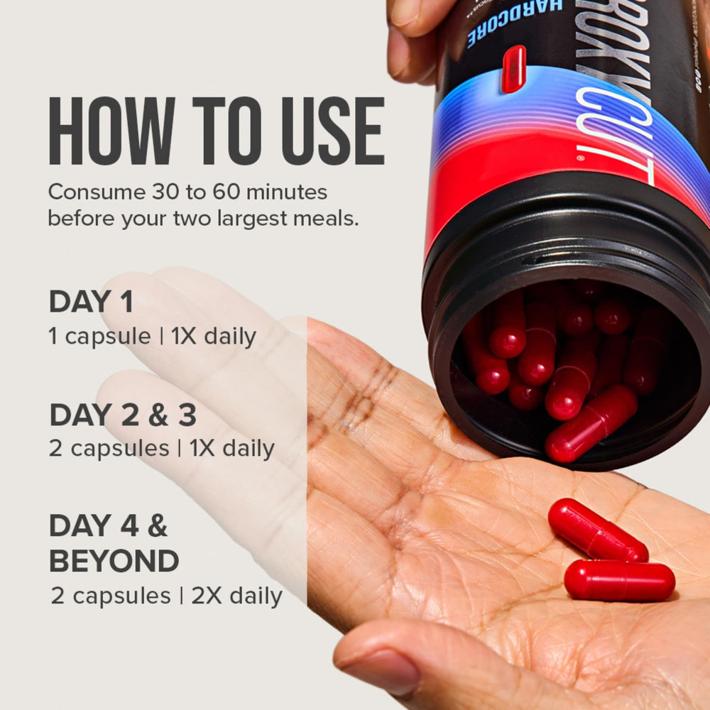 Hydroxycut antes del entrenamiento para energía y enfoque mejorado