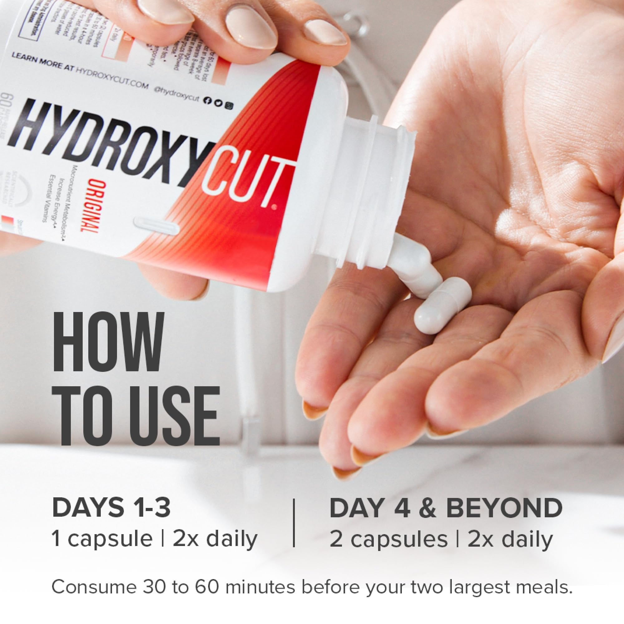 Hydroxycut uso antes de entreno aporte de energía y enfoque inmediato
