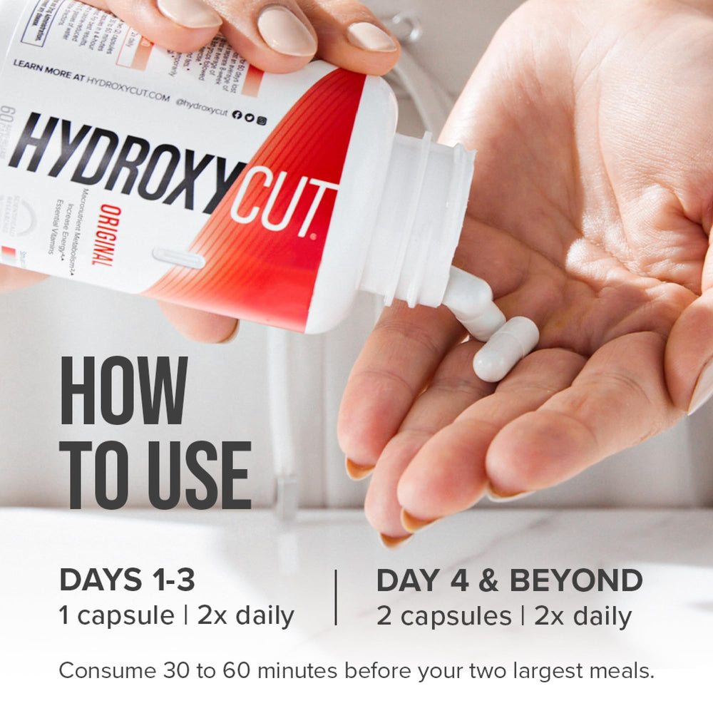 Hydroxycut uso antes de entreno aporte de energía y enfoque inmediato