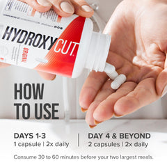 Hydroxycut uso antes de entreno aporte de energía y enfoque inmediato