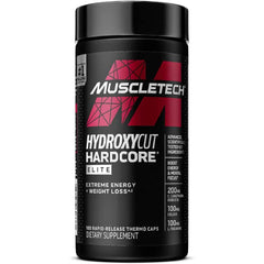 Hydroxycut envase frontal mostrando etiqueta y beneficios energéticos