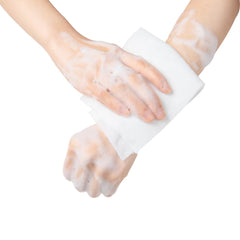 HYGIENJOY esponja junto a toalla en baño portátil, higiene rápida y sin residuos
