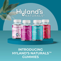 Hyland's etiqueta con lista de ingredientes y certificaciones claras